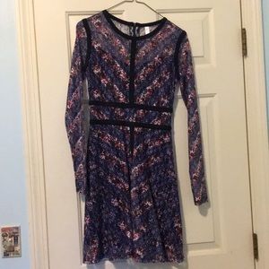 Long sleeve skater dress